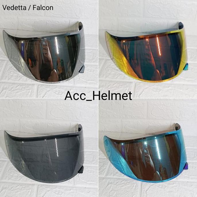 Kaca / Visor Flat IRIDIUM KYT VENDETTA / FALCON