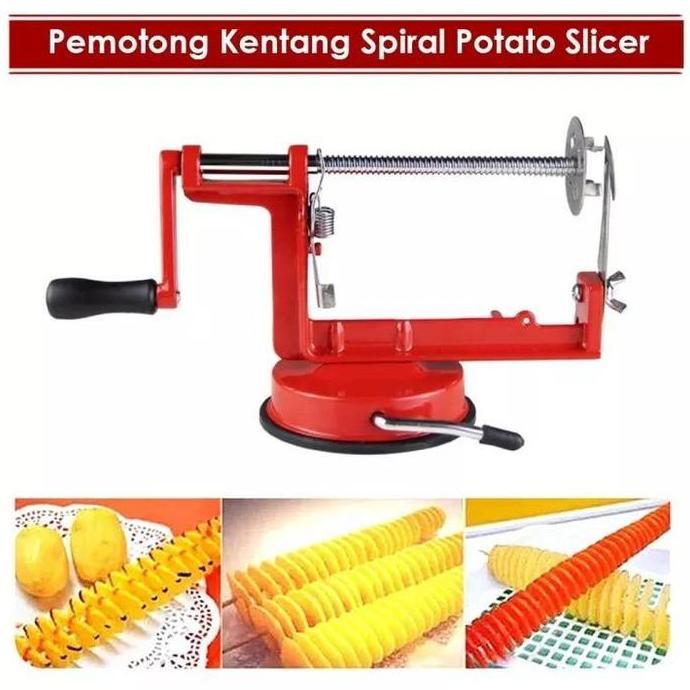 PEMOTONG KENTANG SPIRAL POTATO SLICER ALAT ULIR KENTANG - POTATO SLICER ALAT PEMOTONG KENTANG SPIRAL