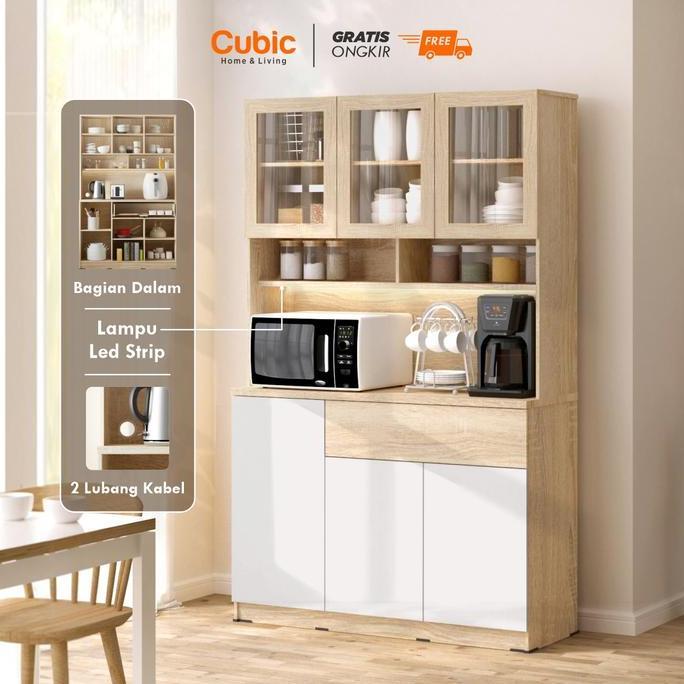 Terlaris Cubic Lemari Dapur Minimalis / Kitchen Cabinet / Elena Kc 121