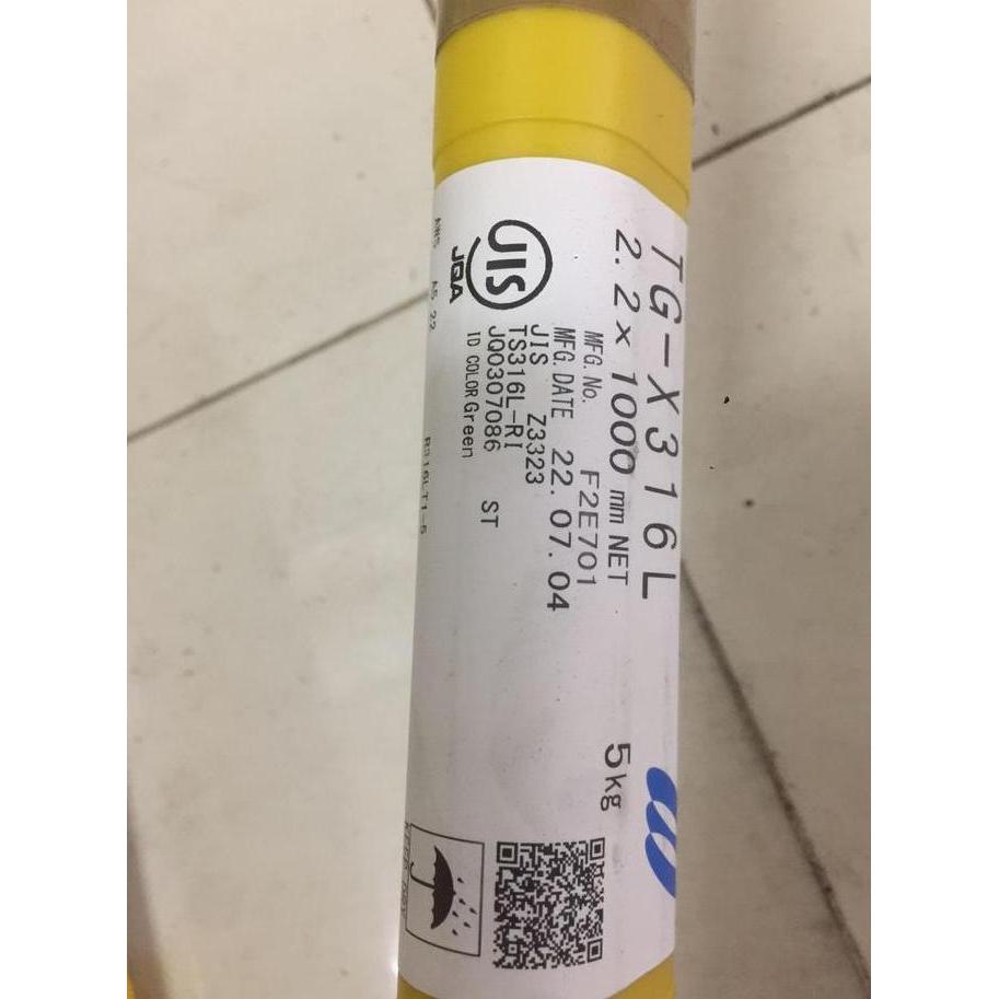 Diskon Kawat Las Kobe Tig Flux Core Tgx 316L - Aws R316Lt1-5 - 2.2Mm Per 5Kg