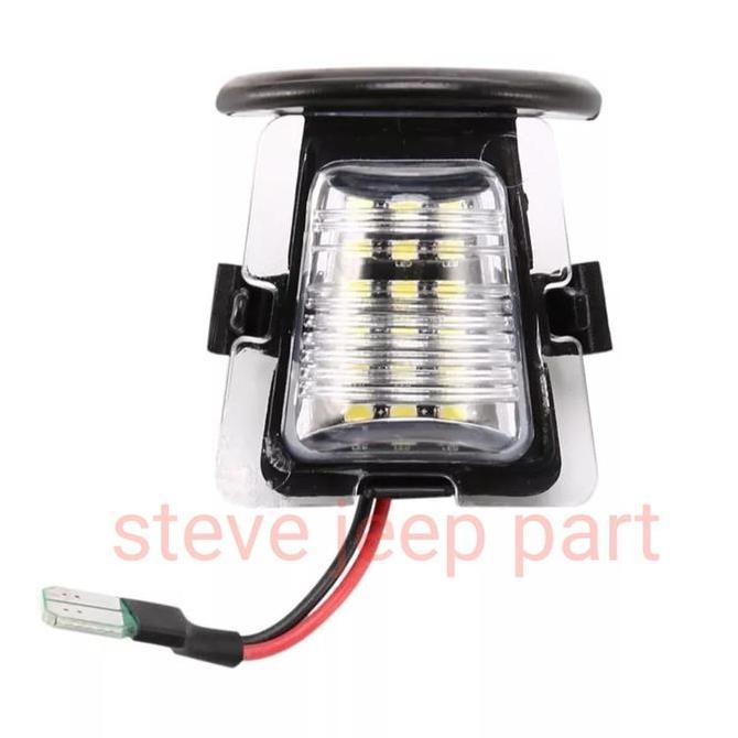 lampu LED dudukan plat nomor belakang jeep wrangler JK