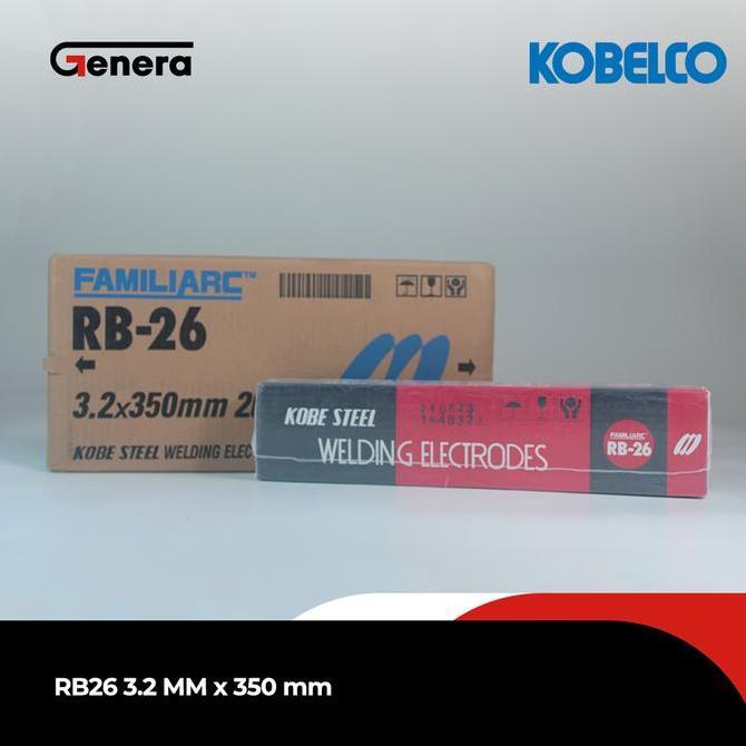 Spesial Kawat Las Kobe Rb26 3.2Mm 5Kg / Rb26 3.2 Mm Kobe