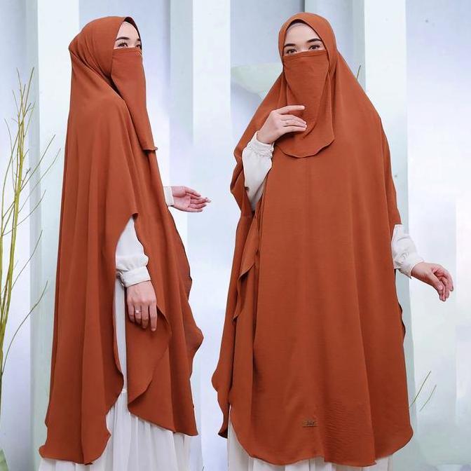 Hijab Syari Jumbo Pet Antem Kode RASIMA Bahan Kringkel Premium By Ory AjeZas Colect