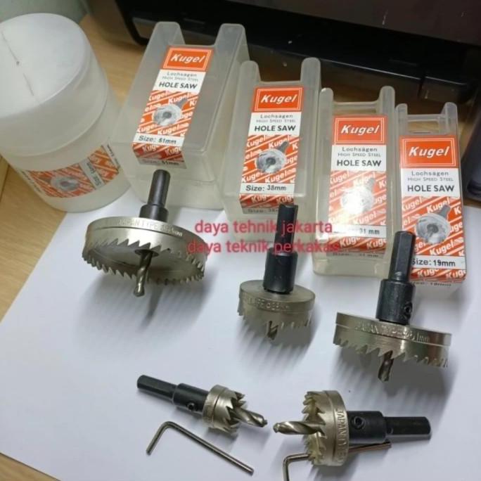 PROMO KUGEL HOLE SAW HSS 100MM BESI HSS KUGEL / MTA BOR HOLE SAW BESI 100MM 95MM 80MM