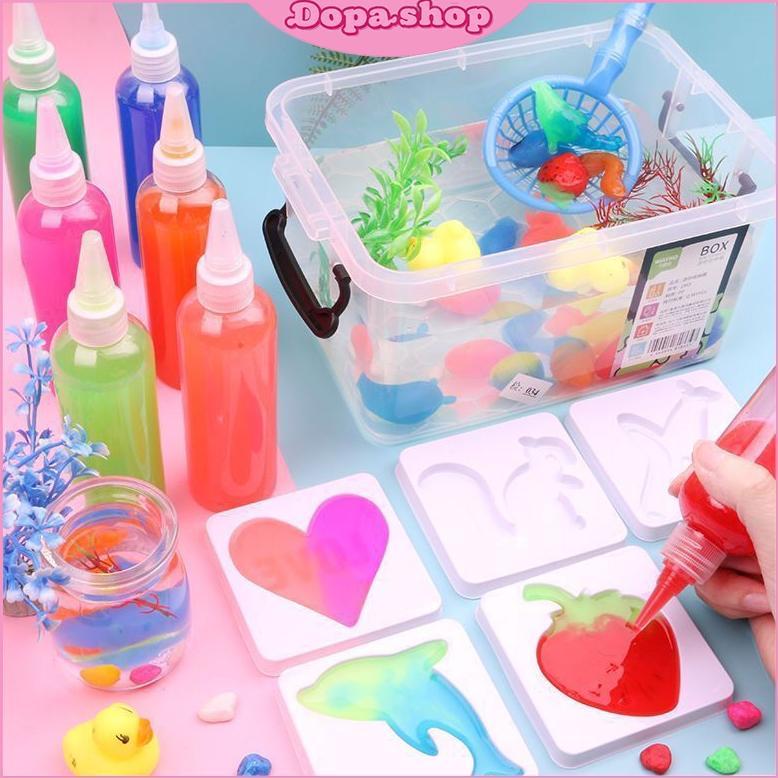 BARUU Mainan Anak Mainan Air DIY Mainan Magical Waterscape Jelly Mainan Edukasi Anak Peri Air Ajaib