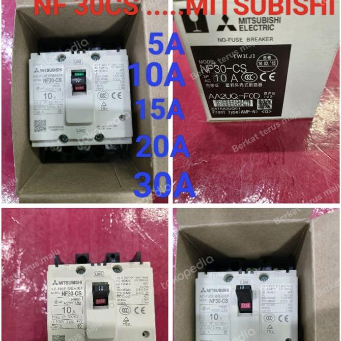 Murah Mccb Nf 30CS  3P. ..... Merk mitsubishi ( pilihan amper di varian ) Non COD