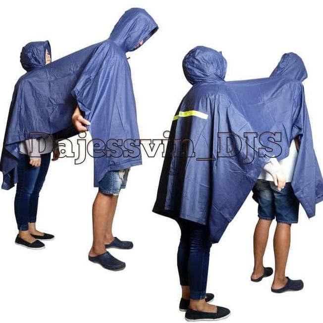 Jas Hujan Ponco 2 kepala / Jas hujan kelelawar / Jas Hujan ponco 2in1 / Jas Hujan Dewasa