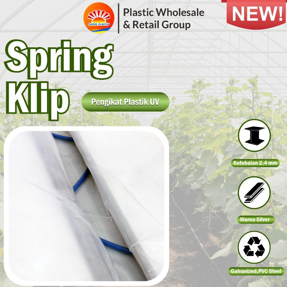 Bisa Cod Penjepit Plastik Uv / Spring Klip Alat Pasang Plastik Uv ><