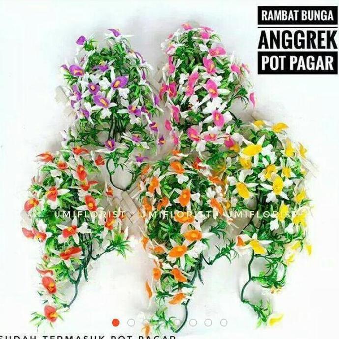 Promo Daun juntai anggrek daun rambat palsu COD