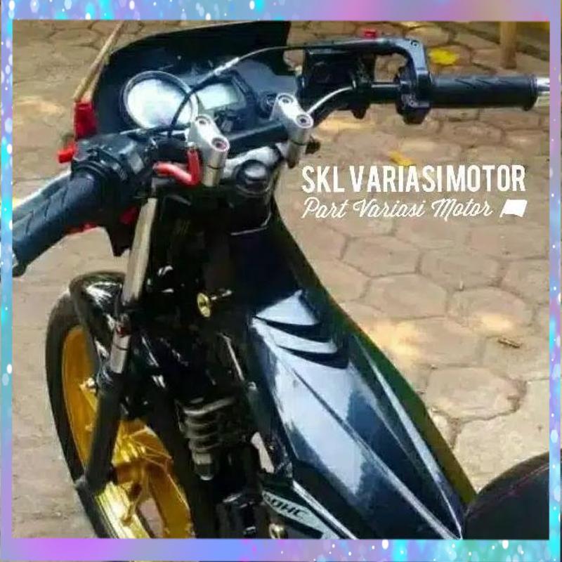Cuci Gudang Stang Setang Stir Motor Rzr Racing Custom Balap Road Race Universal Motor kualitas Tebal