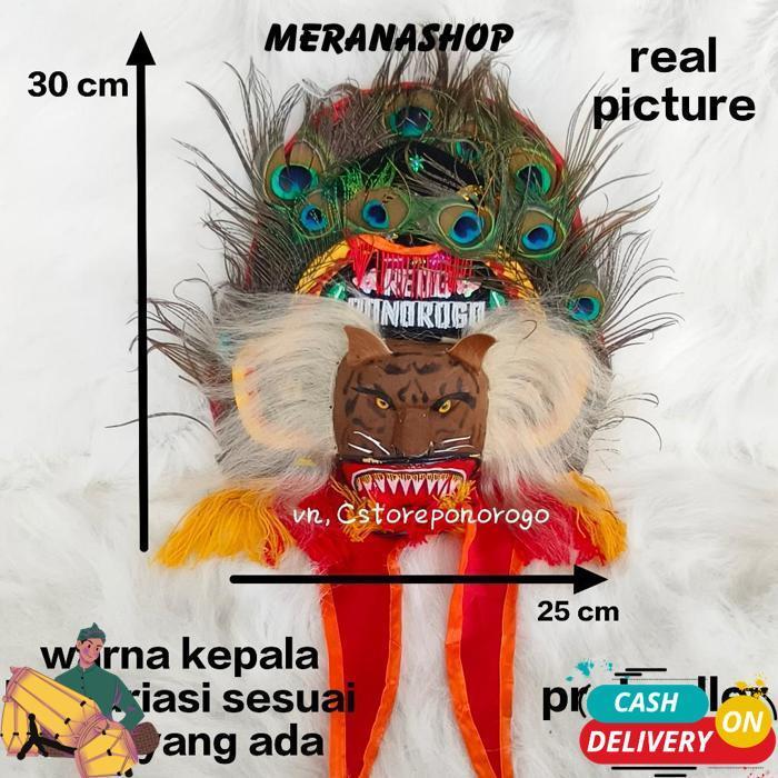 Reog Asli 30 Cm / Reog Anak / Reog Asli / Reog Ponorogo / Reog / Ponorogo / Barongan / Devil / Ganon