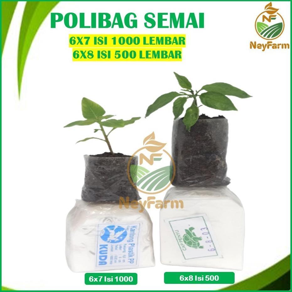 Bisa Cod Plastik Polybag Polibag Polibeg Semai Bibit Benih Polibag Kecil Pp 6X7 6X8 Isi 1000 Lembar 