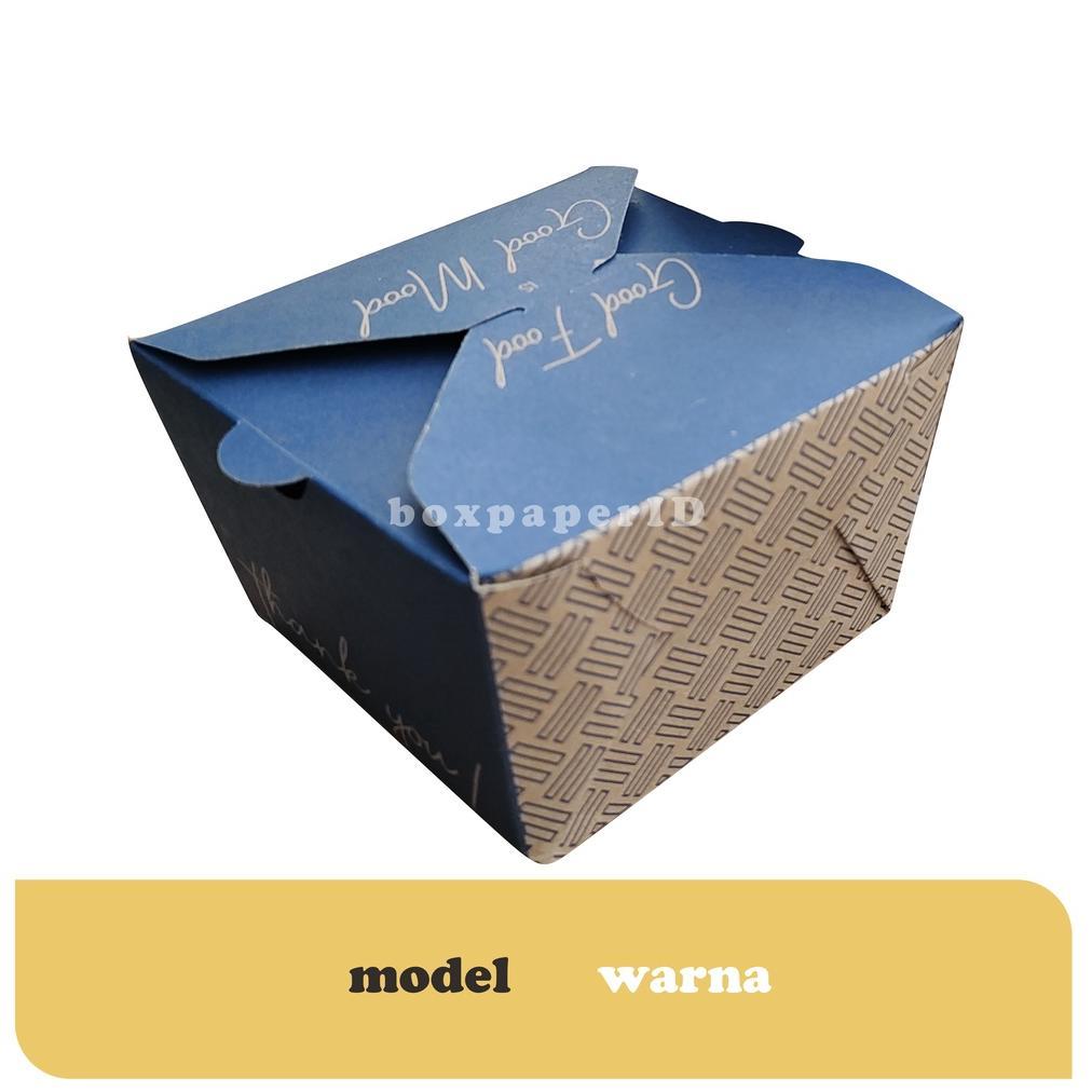 Bisa Cod Food Pail Size S Laminasi Kraft Dus Snack Anti Bocor Food Tary Size M L ||