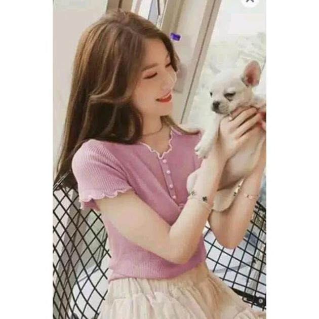 DB284 >> baju rajut Kiwil/baju rajut import Korea/baju rajut import wanita Atasan