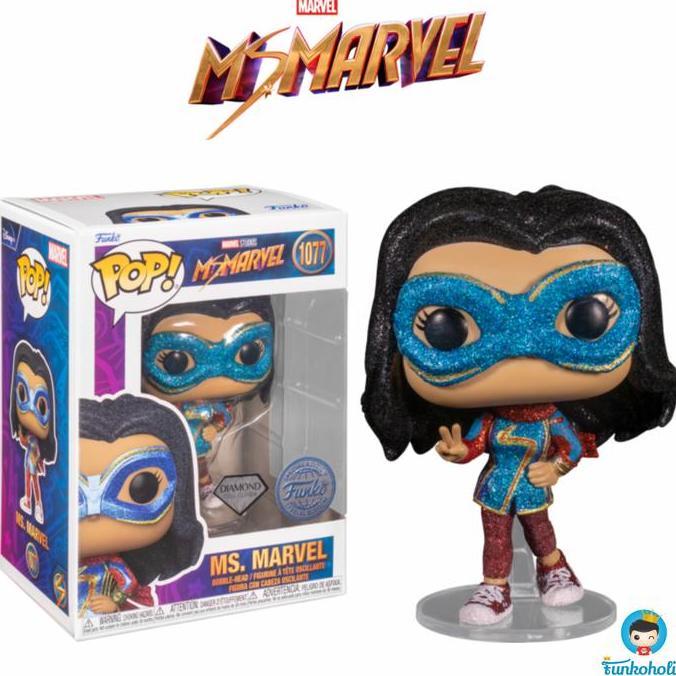 Funko POP Ms. Marvel - Ms. Marvel (Diamond Glitter) [Exclusive] #1077