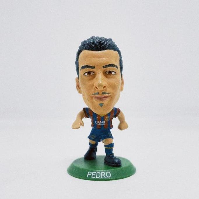 Action figure ori soccerstarz Pedro FC Barcelona 4-5cm