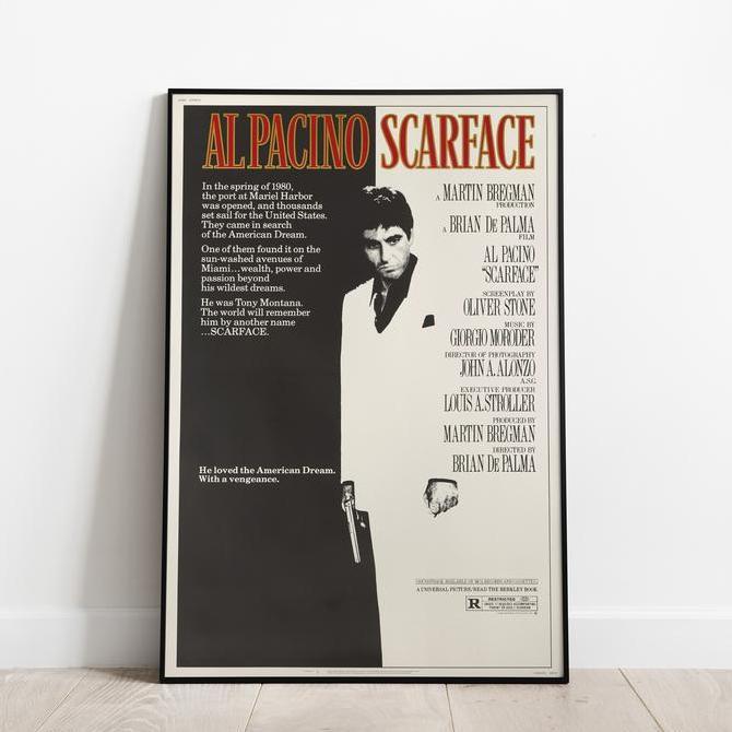 Poster Film Scarface Frame Blok