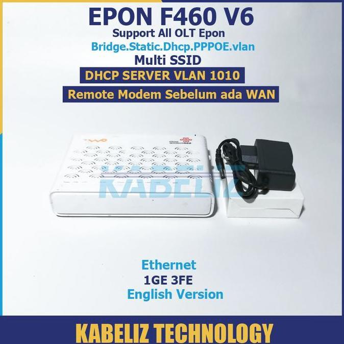 ONU EPON ZTE F460 V6 MODEM OLT EPON ONT WIFI ROUTER SUPPORT BRIDGE