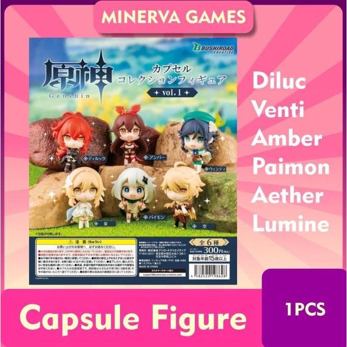 Gashapon Bushiroad Genshin Impact Capsule collection figure 1 Mondstad