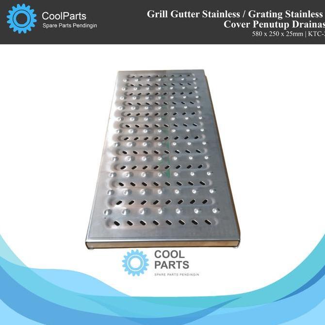 Grill Gutter Stainless/ Grating Stainless / Cover Penutup Drainase