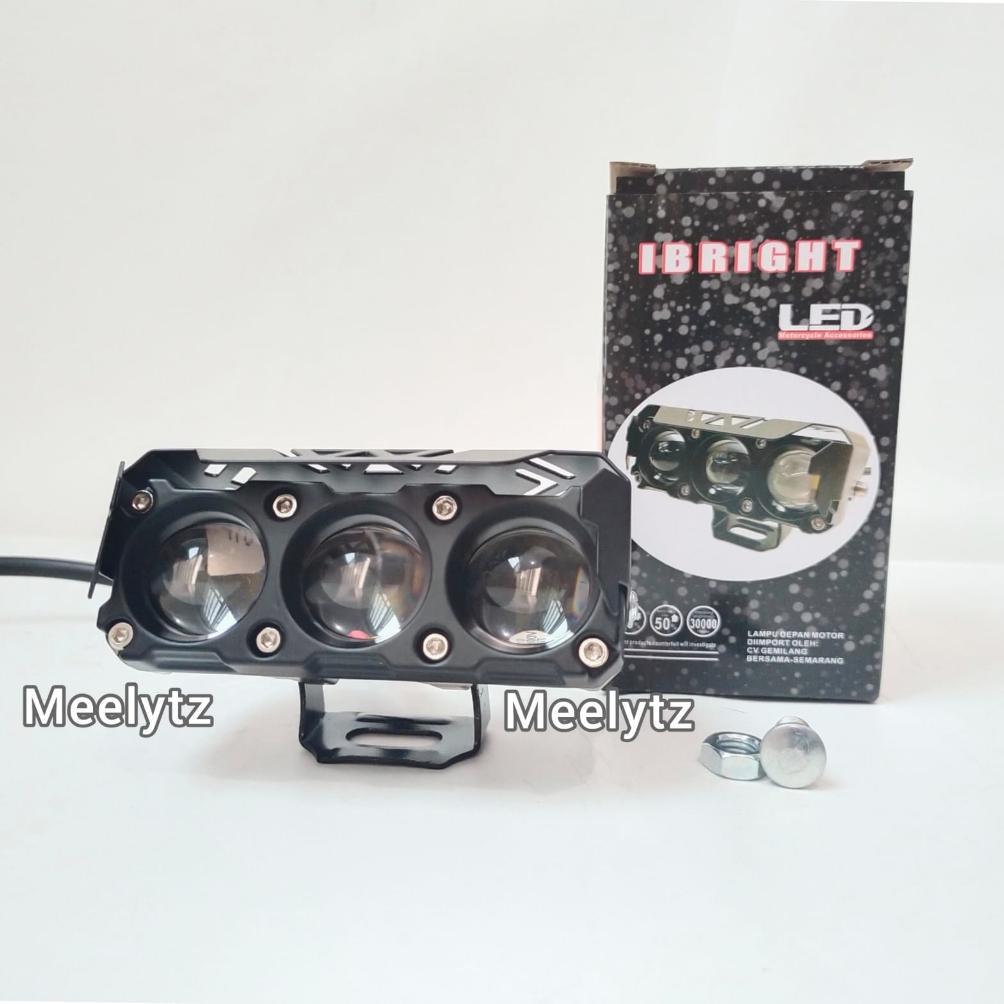 Lampu Tembak Laser 3 Mata Full Alumunium