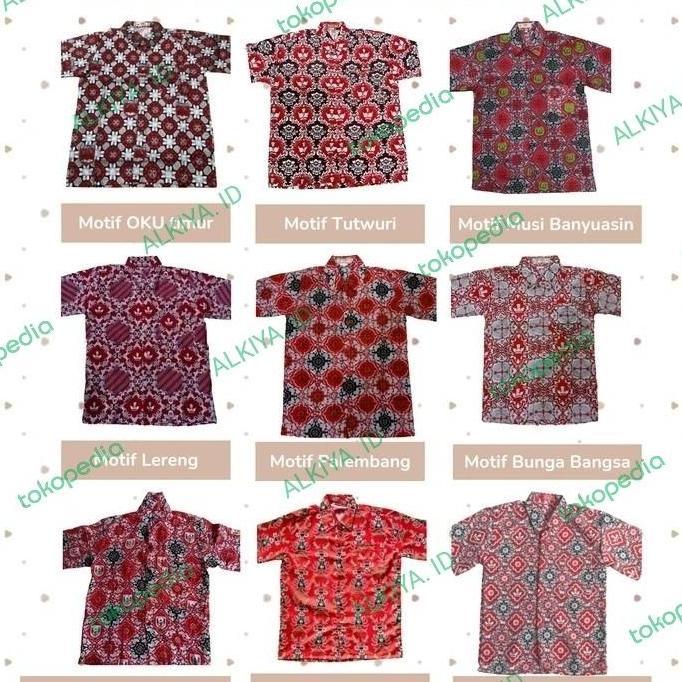 Seragam Sekolah Kemeja Batik SD Pendek