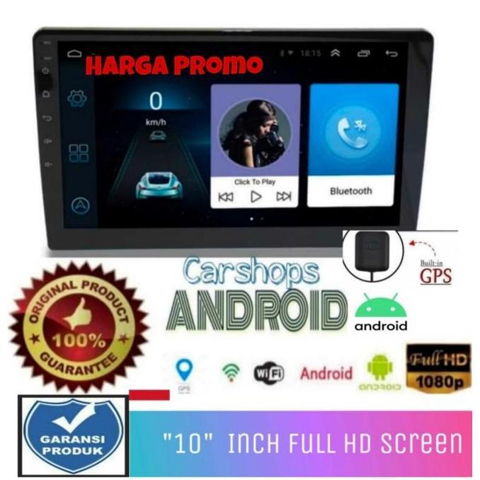 Headunit Android 10 inch Universal Double Din Android Navigation Mobil