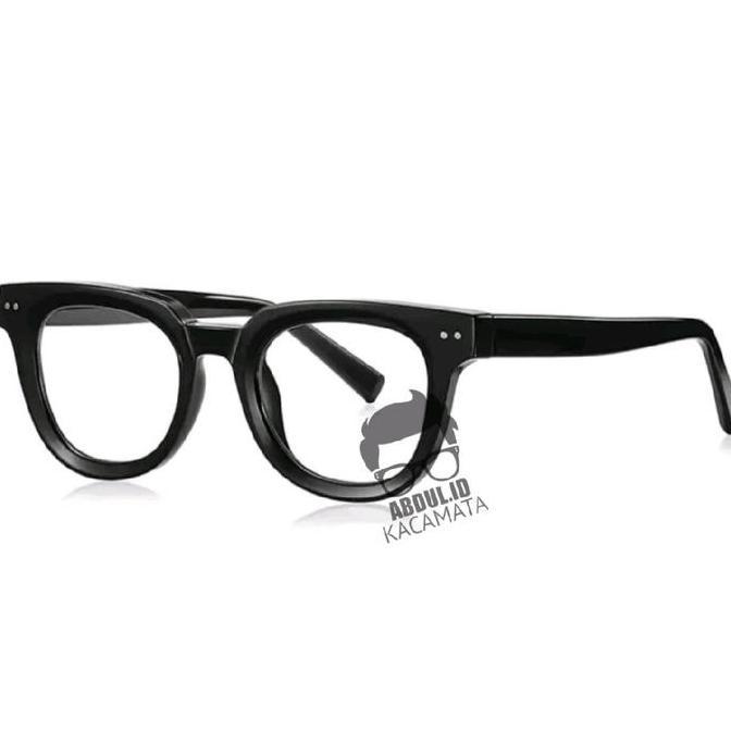 ( Buy 1 get 1) FRAME HARUKA kacamata kotak photo cromic blueray lensa bluecromic eyewer glasses biru