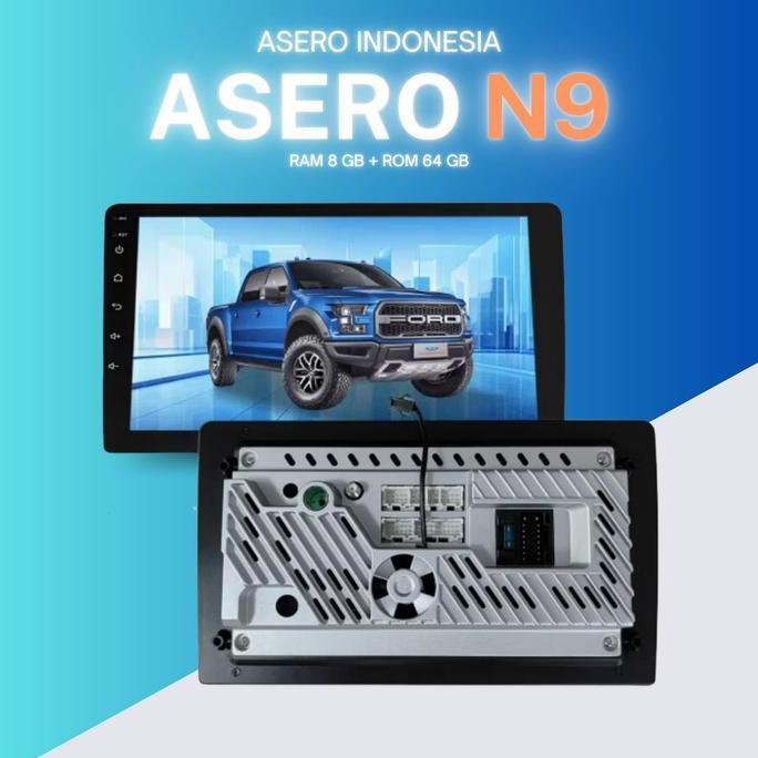 Asero X JEVAN CAR AUDIO Head Unit Mobil Android 13 8GB 64GB IPS Layar 9 Inci Kamera Belakang 480P GP