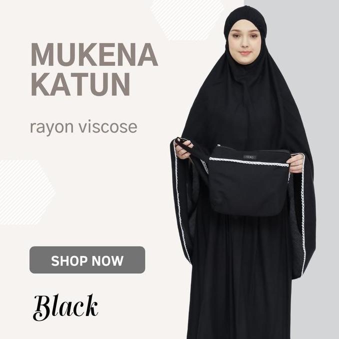 Mukena Dewasa Katun Rayon Viscose Polos Seas Terlaris