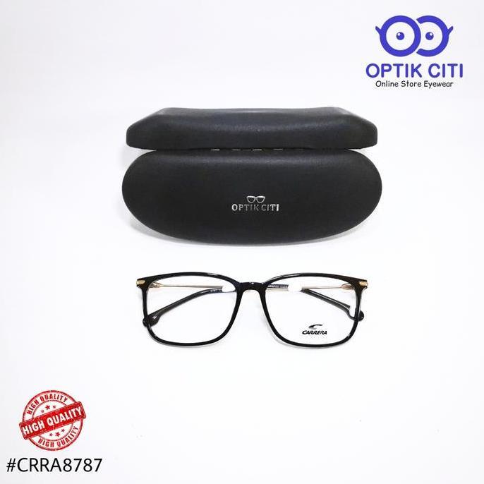 frame kacamata pria carrera 8787 kotak ada pegas limited edition Terlaris