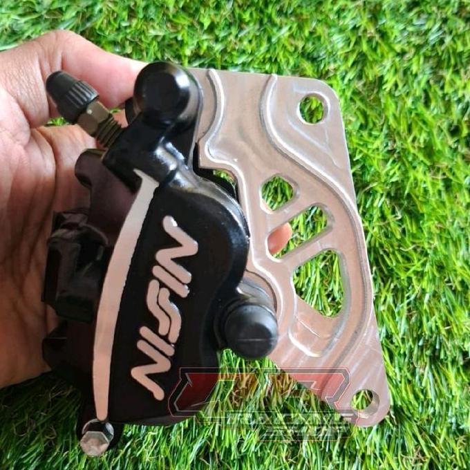 Breket Kaliper nissin 2P / standar Supra / kharisma/ supra 125 disc 260mm.300mm