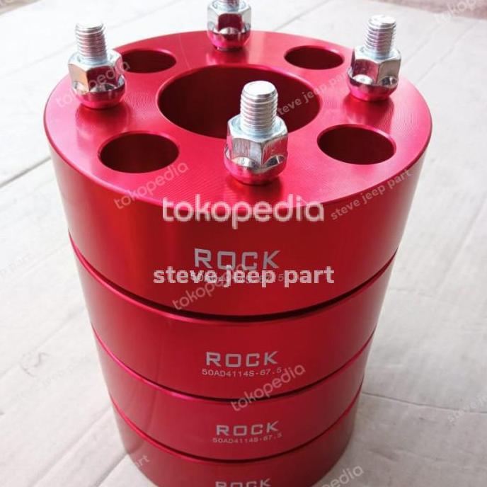 Adaptor roda/spacer velg alumunium kijang 5cm ROCK [terbaik]