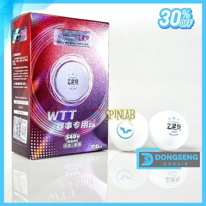 BOLA PINGPONG TENIS MEJA 729 S40+ WTT SEAMLESS PRODUK TERBAIK