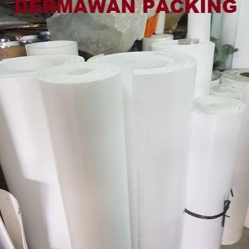 Teflon lembaran / ptfe sheet 5 mm 10cm x 100 cm BEST SELLER