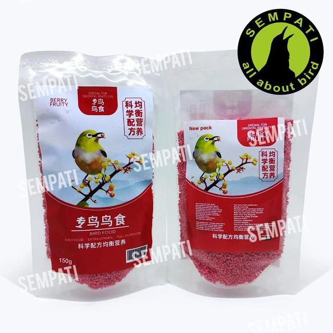 SEMPATI BERRY FRUITY PROBIRD PAKAN PLECI VOER IMPOER MAKANAN BURUNG CUCAK KAPAS TEMBAK JALAK WAMBI