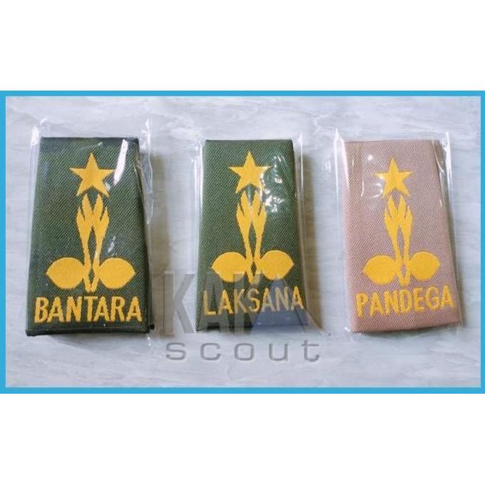(1 kodi) TKU Penegak Pramuka Woven | Bantara Laksana Pandega Woven