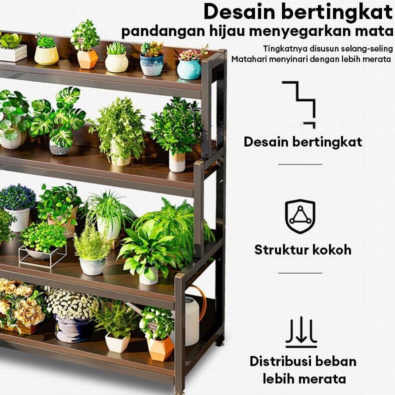 Rak Bunga Besi Susun Rak Bunga Minimalis Rak Display Rak Besi Rak Susun Serbaguna