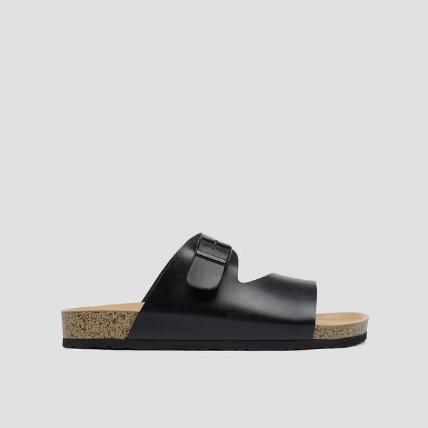 Nevada Double Buckle Strap Slipper Sandal Wanita 121242101