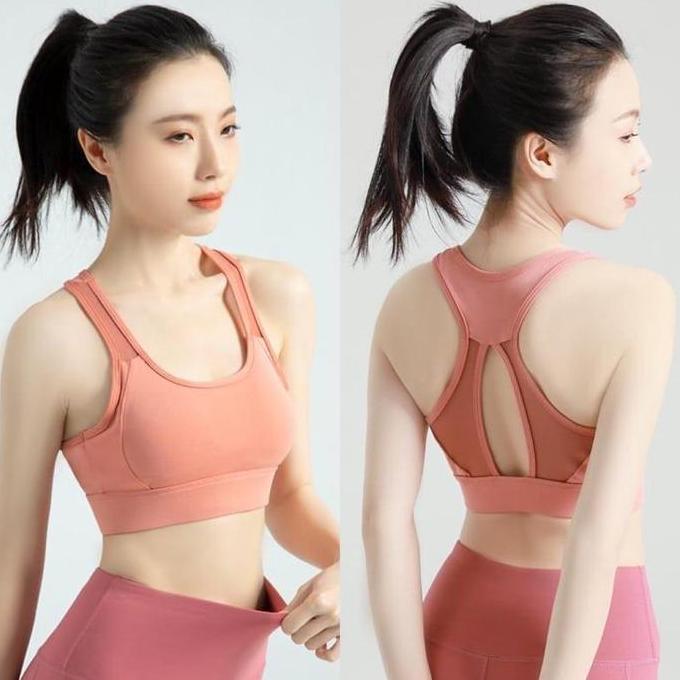 DN10 - [LADIES FASHION] Sport Bra Wanita Model Push Up Seamless Untuk Yoga / Fitnes / Running 1012