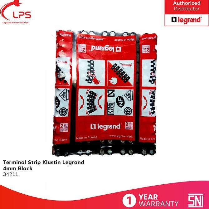 Diskon Legrand Terminal Blok Strip Kabel Klustin Krustin 2.5Mm Hitam 34211