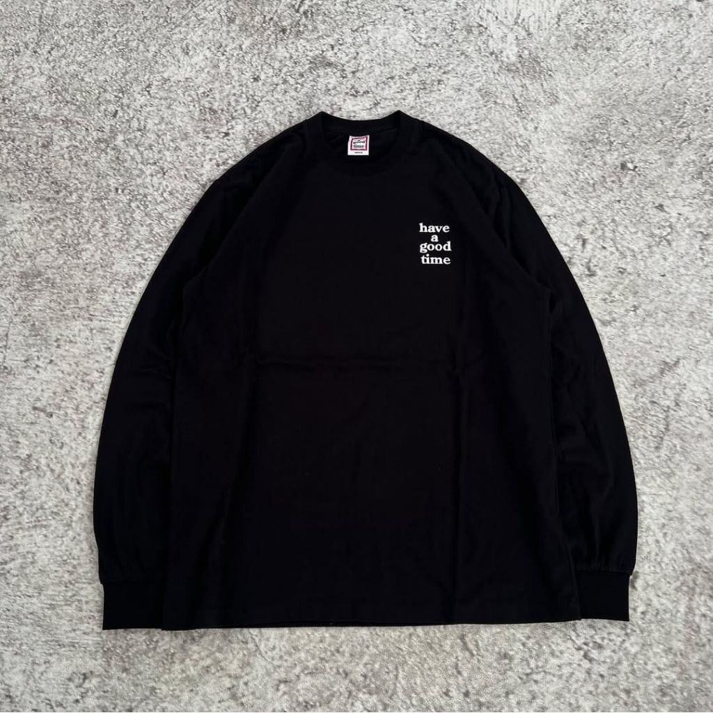 Kaos LONGSLEEVE HGT t-shirt have A good time full tag Brended Unisex