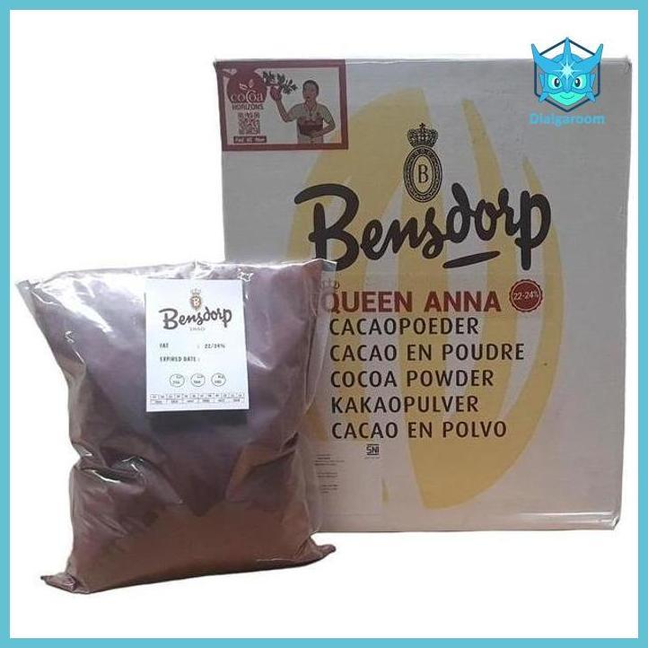 ( COKLAT ) COKLAT BUBUK DARK CHOCOLATE COCOA POWDER PREMIUM KILOAN BENSDROP BENSDORP SUSU 250GR 500G