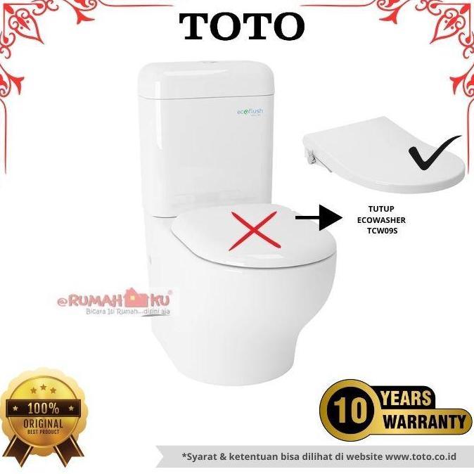 Promo Kloset Duduk TOTO CW252PJ S Trap Tutup Ecowasher TCW09S COD