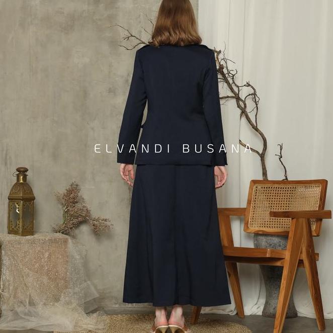 Setelan Jas Wanita / Seragam Kerja Blazer Wanita / Seragam Guru / Setelan Baju Guru Wanita - 6603 Bi