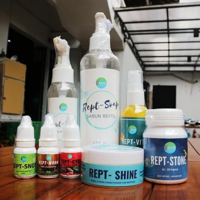 REPT-WORM OBAT CACING REPTIL KURA DARAT SULCATA FORSTENI PARDALIS