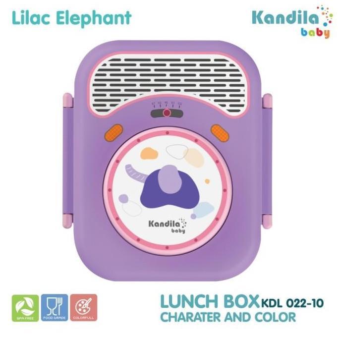 New- Kandila KDL022-10 Lunch Box with Fork Spoon 680ml