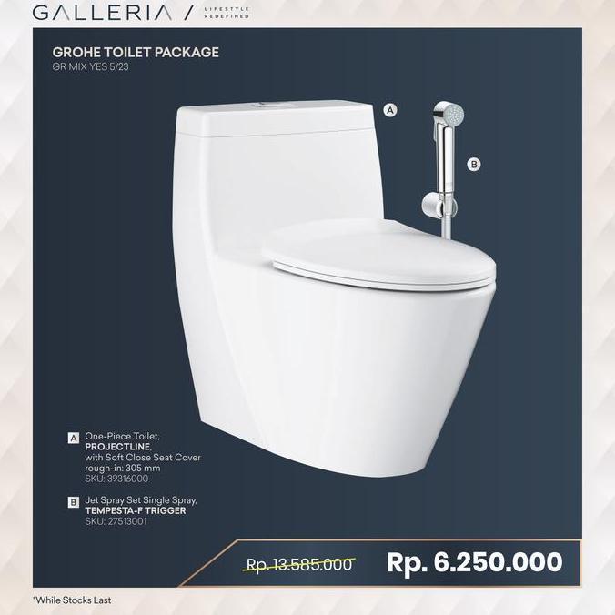 Promo Grohe Projectline WC / Grohe Paket Kloset COD