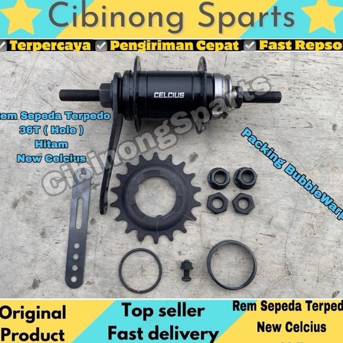 Promo Hub Nap Rem Terpedo Torpedo 36T Hole Sepeda BMX Fixie Ontel New COD