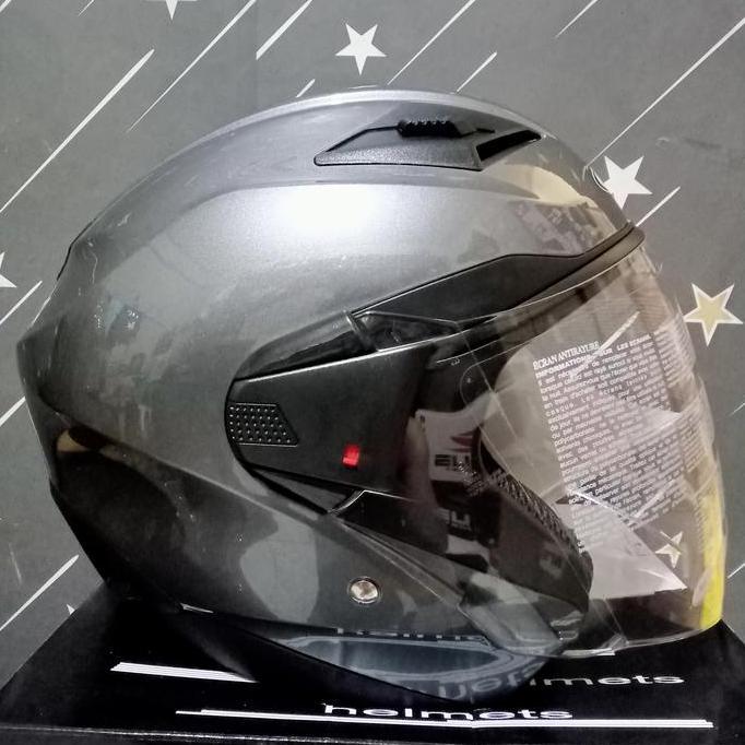 Helm Half Face Merek Zeus 611 Polos
